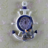 33cm Anchor Wall Hanging Clock