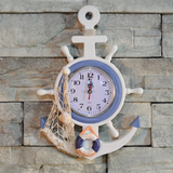 33cm Anchor Wall Hanging Clock