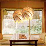 Wooden Pendant Light Pine lamp