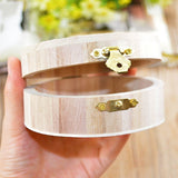 1Pcs Wooden Jewelry Box