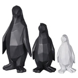 Geometric Penguin Statue