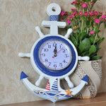 33cm Anchor Wall Hanging Clock