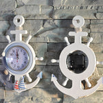 33cm Anchor Wall Hanging Clock