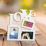 DIY Hollow Love Wooden Photo Frame