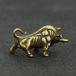 Mini Portable Bull Sculpture Statue