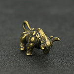 Mini Portable Bull Sculpture Statue