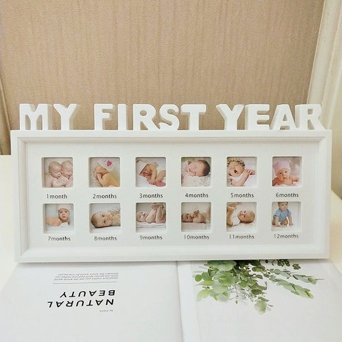 "MY FIRST YEAR" Pictures Plastic Photo Frame