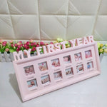 "MY FIRST YEAR" Pictures Plastic Photo Frame