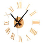 3D Roman Numerals Wall Clock