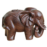 Elephant Wooden Mini Statue