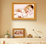 Antique Gold Wood Photo Frame