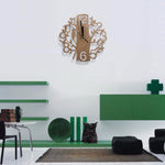 Vintage Stylish Design Wood Wall Clock