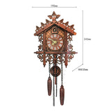 Vintage Wooden Tree House Hanging Wall Clock