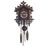Vintage Wooden Tree House Hanging Wall Clock