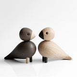 Decorative Wooden Miniature Bird Sculpture