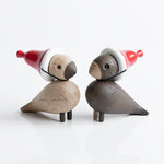 Decorative Wooden Miniature Bird Sculpture