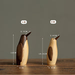 Wood Small Penguin Ornaments