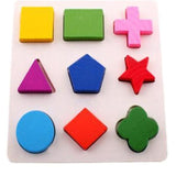 Educational Wooden Geometry Clock Toy