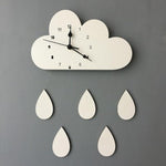 Cloud Rain Wall Clock