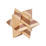 3D Wooden Interlocking Burr Puzzles Game Toys