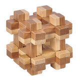 3D Wooden Interlocking Burr Puzzles Game Toys