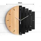 Modern Design Wooden Wall Clock