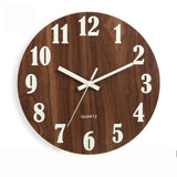 Wooden Luminous Number Wall Clock