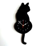 Modern Cat Dog Cartoon Wall Clock