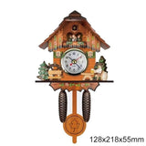 Antique Wooden Wall Hanging Alarm Clock