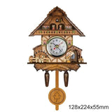 Antique Wooden Wall Hanging Alarm Clock