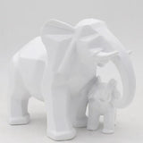 Modern Geometric Elephant Sculpture