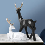 Geometric Deer Sculpture