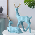 Geometric Deer Sculpture