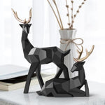 Geometric Deer Sculpture