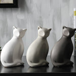 Ceramic Lucky Cat Statue