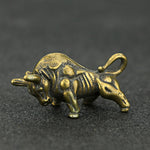 Mini Portable Bull Sculpture Statue