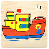 3D Wooden Puzzle Toys For Kids