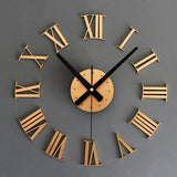 3D Roman Numerals Wall Clock